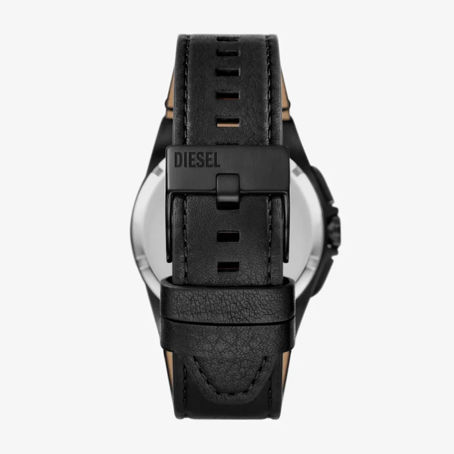 Relógio Diesel Framed Masculino em Couro Preto - Image 3